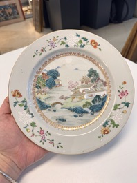 22 Chinese blue, white, famille rose and Imari-style wares, Kangxi and later