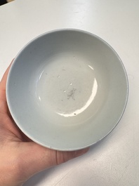 A Chinese famille rose 'Dragons' bowl and a 'Bats and Clouds' bowl, Tongzhi and Guangxu mark, 19th C.