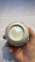A Chinese wucai 'Poem' vase and a 'Peony scroll' jar, signed Hui An 卉菴, Kangxi