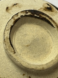 Two Chinese Jian tea bowls and two Dongzhangyao black-glazed tea bowls, Song