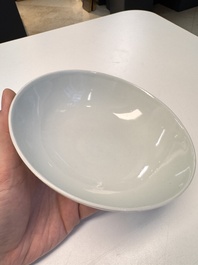 A Chinese famille rose 'Dragons' bowl and a 'Bats and Clouds' bowl, Tongzhi and Guangxu mark, 19th C.