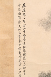 Cai Xian 蔡銑 (1897-1960): 'Playful Monkeys', ink and colour on paper, dated 1925