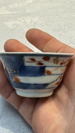 34 Chinese famille rose, verte, Imari-style and blue and white wares, Kangxi and later