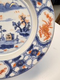 22 Chinese blue, white, famille rose and Imari-style wares, Kangxi and later