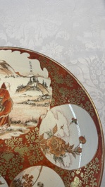 A pair of Japanese Kutani dishes, Edo/Meiji, 19th C.