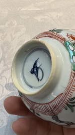 34 Chinese famille rose, verte, Imari-style and blue and white wares, Kangxi and later