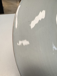 A rare large Chinese armorial dish with the arms of de Heere for the Dutch market, Qianlong, ca. 1735-1765