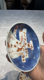 34 Chinese famille rose, verte, Imari-style and blue and white wares, Kangxi and later