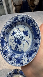 34 Chinese famille rose, verte, Imari-style and blue and white wares, Kangxi and later