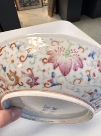 A Chinese famille rose 'Bajixiang' plate, Tongzhi mark and of the period