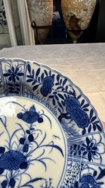 34 Chinese famille rose, verte, Imari-style and blue and white wares, Kangxi and later