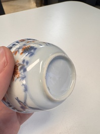 22 Chinese blue, white, famille rose and Imari-style wares, Kangxi and later