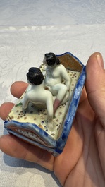 A Chinese famille rose 'Erotic' group, Republic