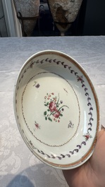 34 Chinese famille rose, verte, Imari-style and blue and white wares, Kangxi and later