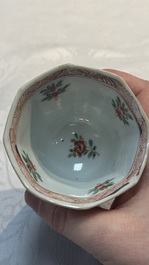 34 Chinese famille rose, verte, Imari-style and blue and white wares, Kangxi and later