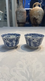 34 Chinese famille rose, verte, Imari-style and blue and white wares, Kangxi and later