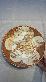 A pair of Japanese Kutani dishes, Edo/Meiji, 19th C.