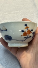 34 Chinese famille rose, verte, Imari-style and blue and white wares, Kangxi and later