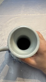 A Chinese blue and white 'Floral' kendi, Kangxi