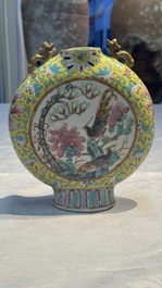 Eight Chinese famille rose and verte wares, 19/20th C.