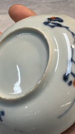34 Chinese famille rose, verte, Imari-style and blue and white wares, Kangxi and later