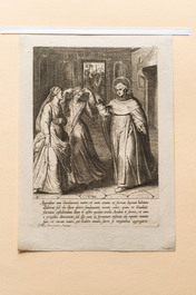 After Otto van Veen (1556-1629), 24 copper engravings depicting the life of St. Thomas, Antwerp, ca. 1610