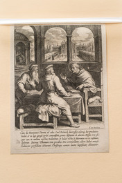 After Otto van Veen (1556-1629), 24 copper engravings depicting the life of St. Thomas, Antwerp, ca. 1610