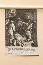 After Otto van Veen (1556-1629), 24 copper engravings depicting the life of St. Thomas, Antwerp, ca. 1610