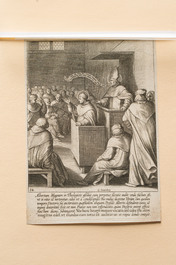 After Otto van Veen (1556-1629), 24 copper engravings depicting the life of St. Thomas, Antwerp, ca. 1610