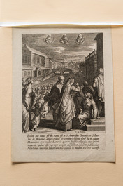 After Otto van Veen (1556-1629), 24 copper engravings depicting the life of St. Thomas, Antwerp, ca. 1610
