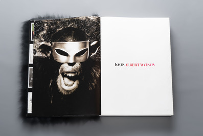 Albert Watson (1942): 'KAOS', sample copy with faux chimpanzee fur fitting, Taschen, 2017