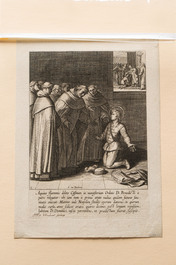 After Otto van Veen (1556-1629), 24 copper engravings depicting the life of St. Thomas, Antwerp, ca. 1610
