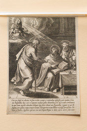 After Otto van Veen (1556-1629), 24 copper engravings depicting the life of St. Thomas, Antwerp, ca. 1610