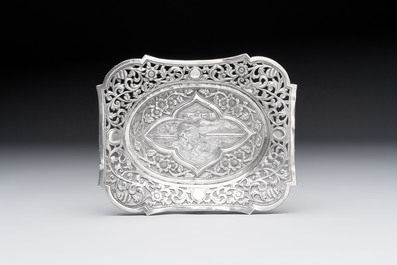 A group of 17 silver wares, mainly Southeast Asia, 19/20th C.