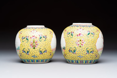 Ten Chinese famille rose and verte wares, Qianlong and Jing De Zhen 景德鎮 marks, 20th C.