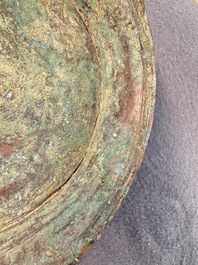 An inscribed Chinese archaic bronze food vessel, Gui 簋, Western Zhou