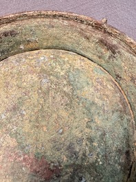 An inscribed Chinese archaic bronze food vessel, Gui 簋, Western Zhou