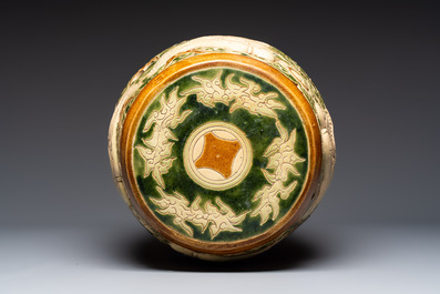 A Vietnamese Bien Hoa pottery garden seat, 20th C.