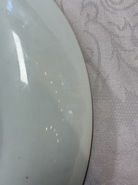 A Chinese verte-Imari 'Governor Duff' dish, Yongzheng, ca. 1725-1730