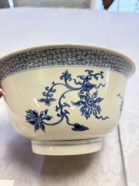 A Chinese blue and white 'Lotus' bowl, Chenghua mark, Kangxi