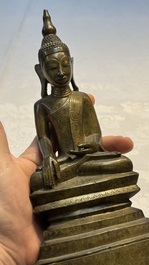 An inscribed Burmese bronze Buddha, Tai Yai, 19th C.