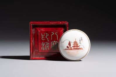 A group of eleven Chinese decorative objects, including bronze, cloisonn&eacute;, wood, and silk, 20th C.