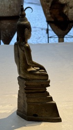 An inscribed Burmese bronze Buddha, Tai Yai, 19th C.