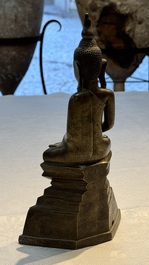 An inscribed Burmese bronze Buddha, Tai Yai, 19th C.