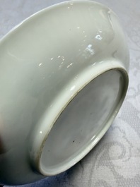 A Chinese famille rose cup and saucer with floral design, Yongzheng