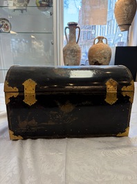 A Japanese gilt-lacquered Namban chest for the Dutch or Portuguese market, Edo, 17th C.