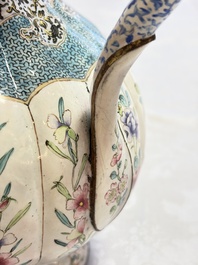 A fine and rare Chinese Canton enamel ewer for the Islamic or Indian market, Yongzheng