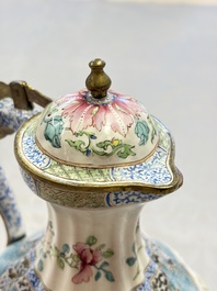 A fine and rare Chinese Canton enamel ewer for the Islamic or Indian market, Yongzheng