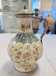 A fine and rare Chinese Canton enamel ewer for the Islamic or Indian market, Yongzheng