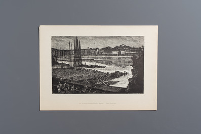 'Gravures sur Bois de la Chine Nouvelle': 40 woodcuts, dated 1956, and 'Baishi Lao Ren Hua Ce': 7 woodblock prints after Qi Baishi, Rong Bao Zhai 荣宝斋 studio, 20th C.